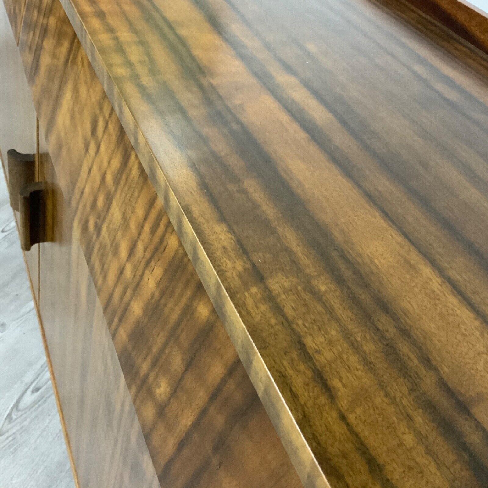 Art Deco Walnut And Bubinga Sideboard Designed By David Joel photo vintage