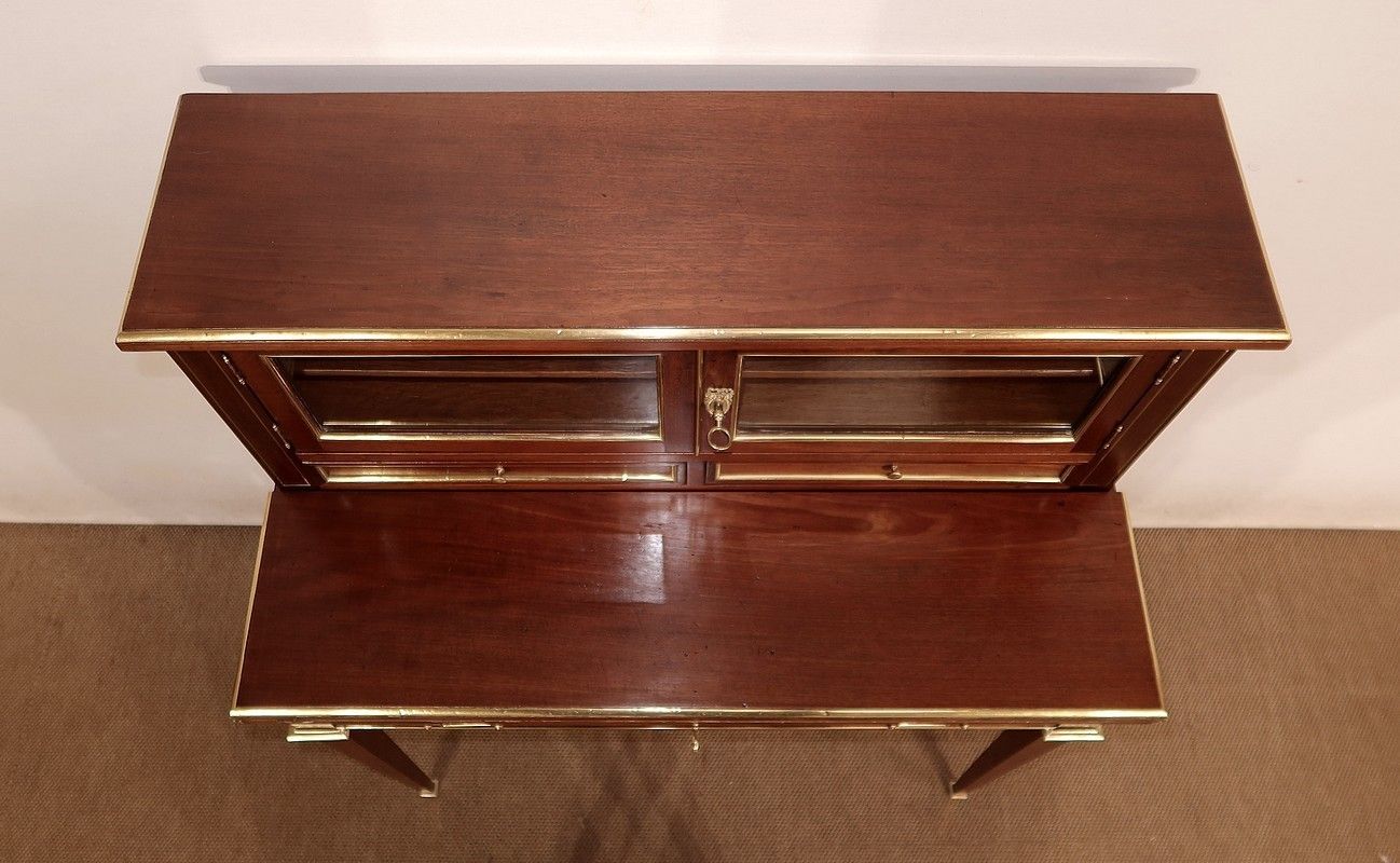 Bonheur Du Jour In Mahogany, Louis XVI Style – Mid 19th Century photo vinterior