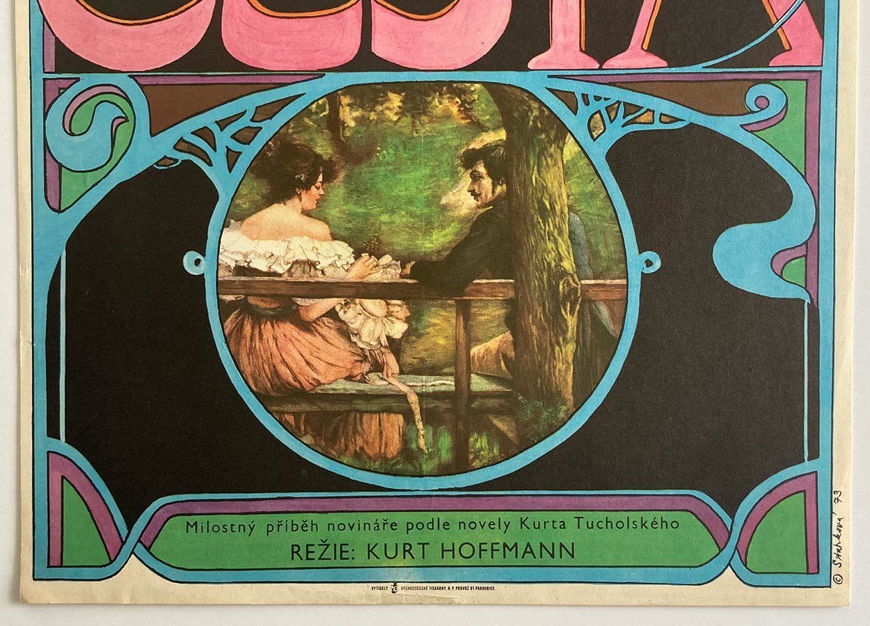 Movie Poster, Rheinsberg, Olga Stárková, 1973 photo furniture
