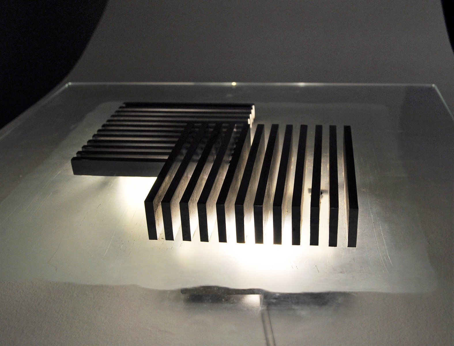 Metal And Glass Wall Lamp From Esperia, 1970s photo Lighting