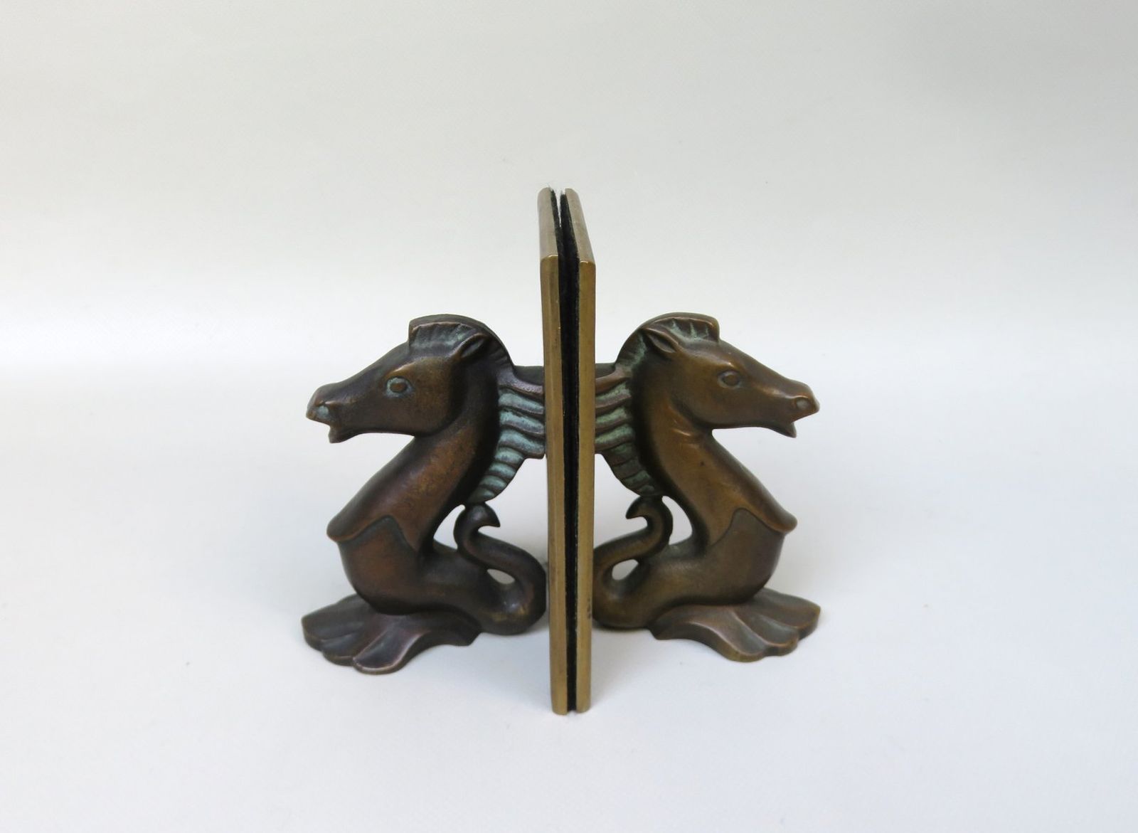 Sea Horse Bookends In Bronze, 1950s, Set Of 2