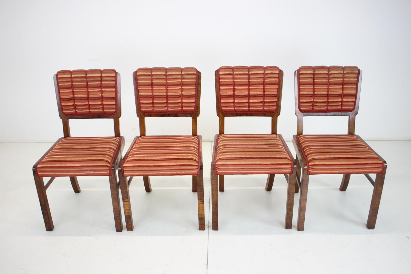 1930s Set Of 4 Art Deco Dining Chairs, Czechoslovakia photo furniture