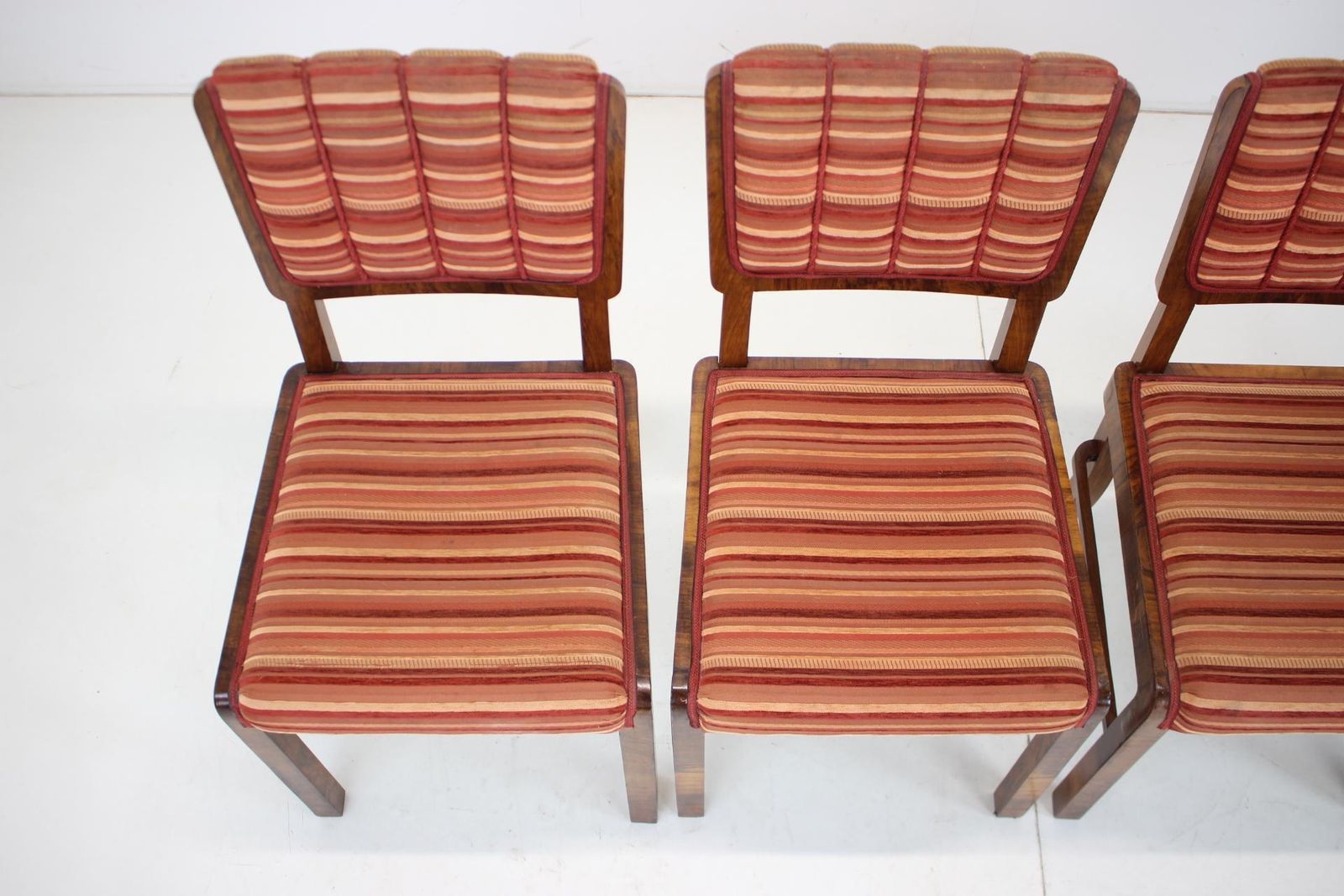1930s Set Of 4 Art Deco Dining Chairs, Czechoslovakia photo 1689.0