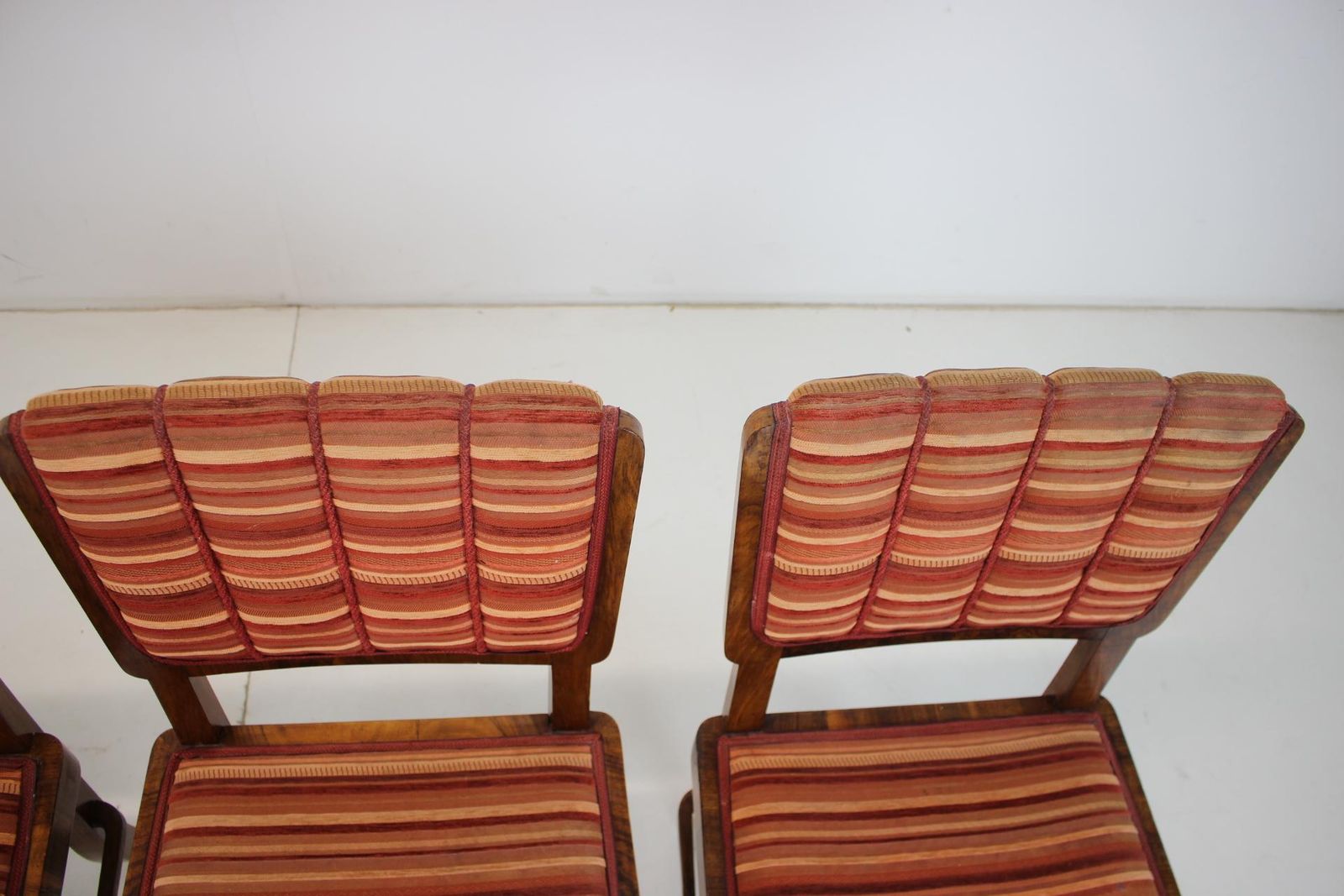 photo for sale 1930s Set Of 4 Art Deco Dining Chairs, Czechoslovakia