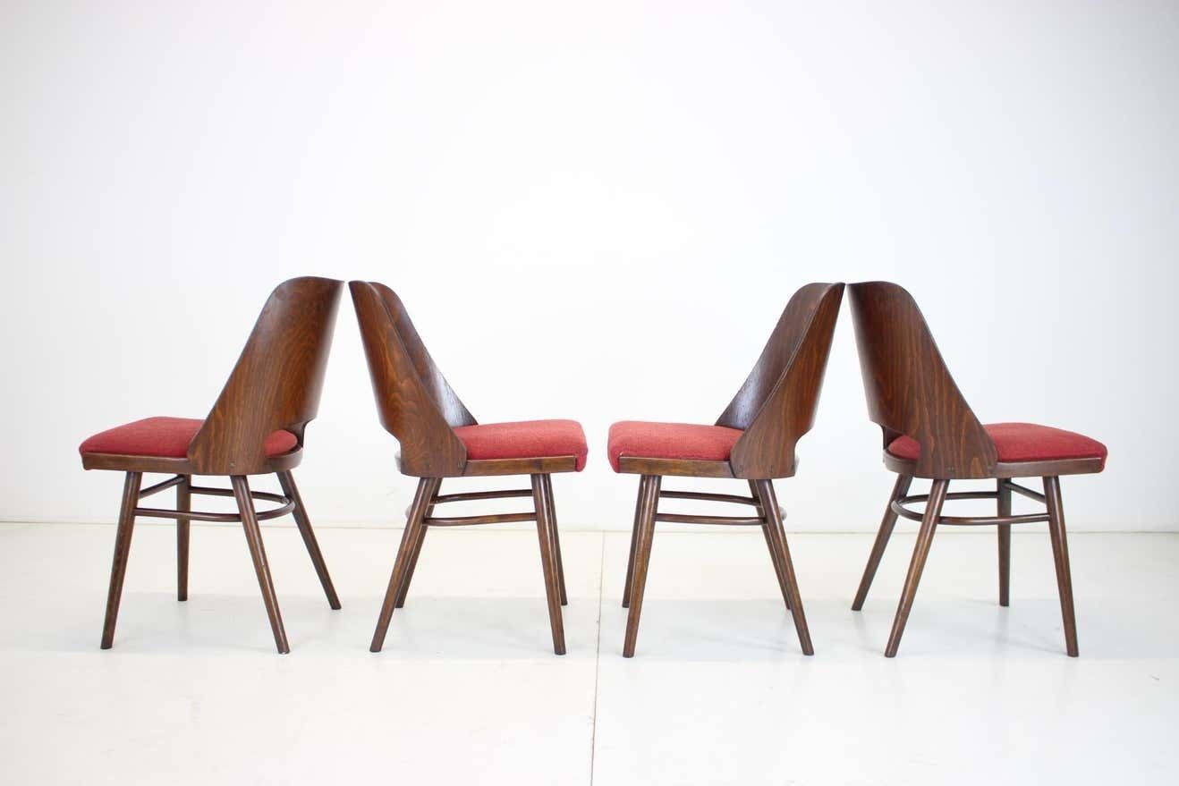 1960s Set Of 4 Oswald Haerdtl Dining Chairs For Ton/Thonet, Czechoslovakia photo buy