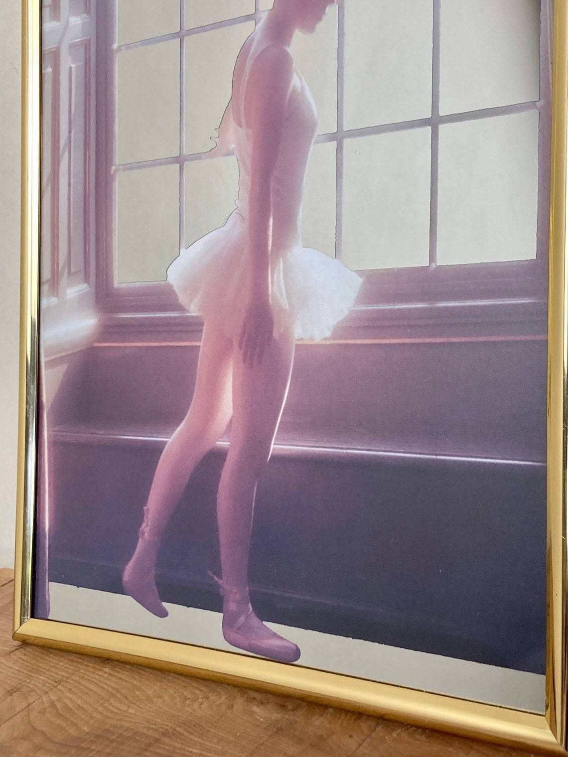 Beautiful Vintage Art Nouveau Ballerina Ballet Decorative Mirror Wall Art Collectibles Piece Christmas Gift photo for sale