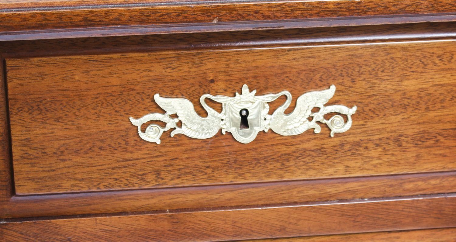 Antique French Empire Revival Ormolu Mounted Desk C1880 19th Century photo buy