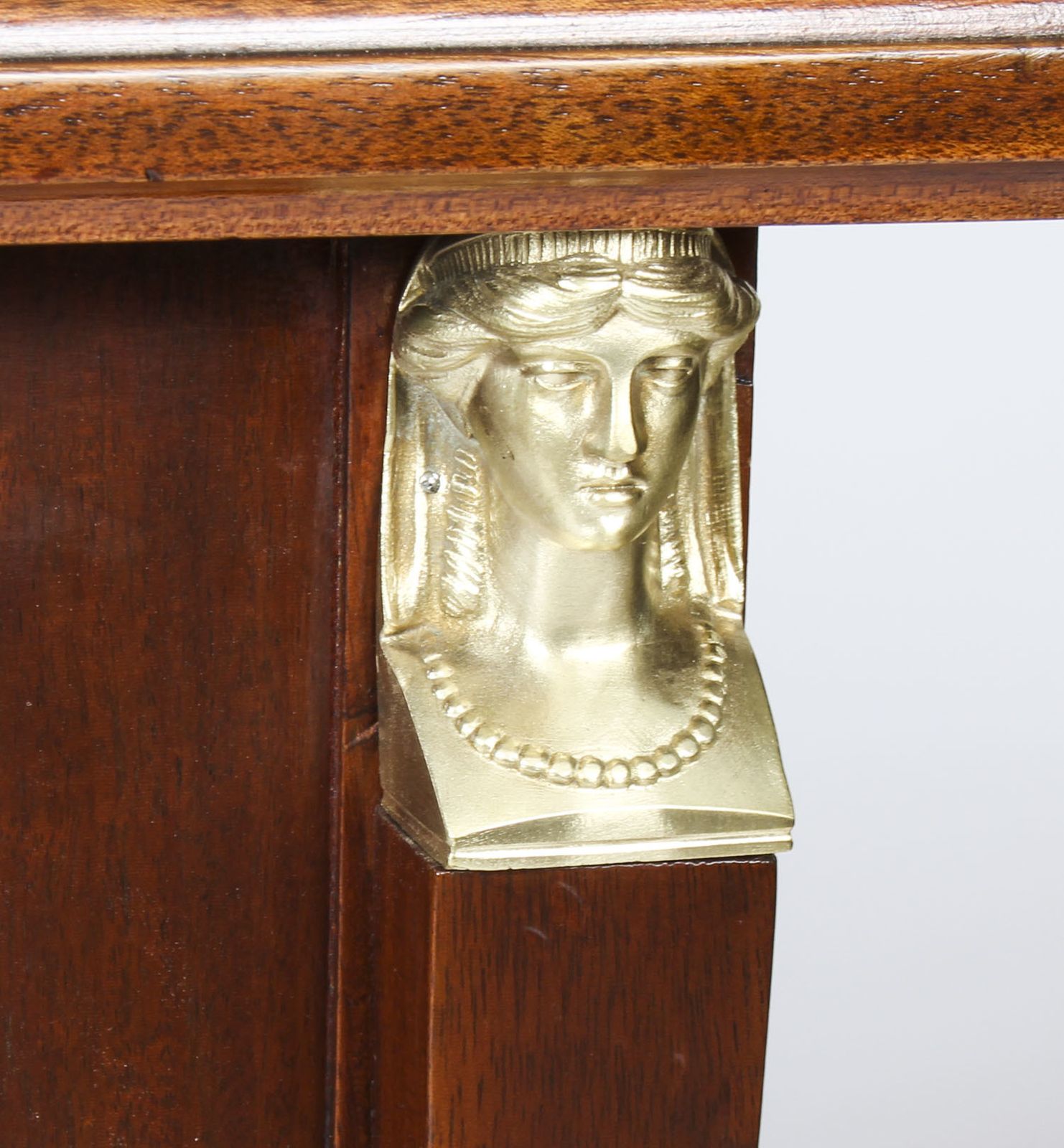 photo for sale Antique French Empire Revival Ormolu Mounted Desk C1880 19th Century