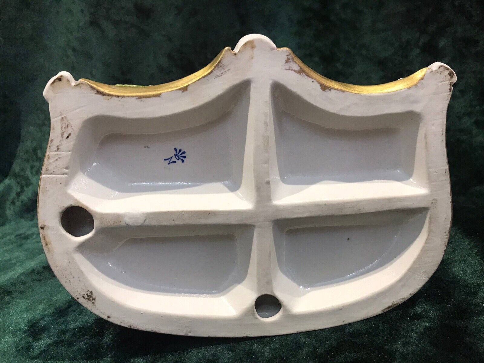 189.0 Fine Capodimonte Figurine Of Mother And Child Sculpture Signed Redwell photo
