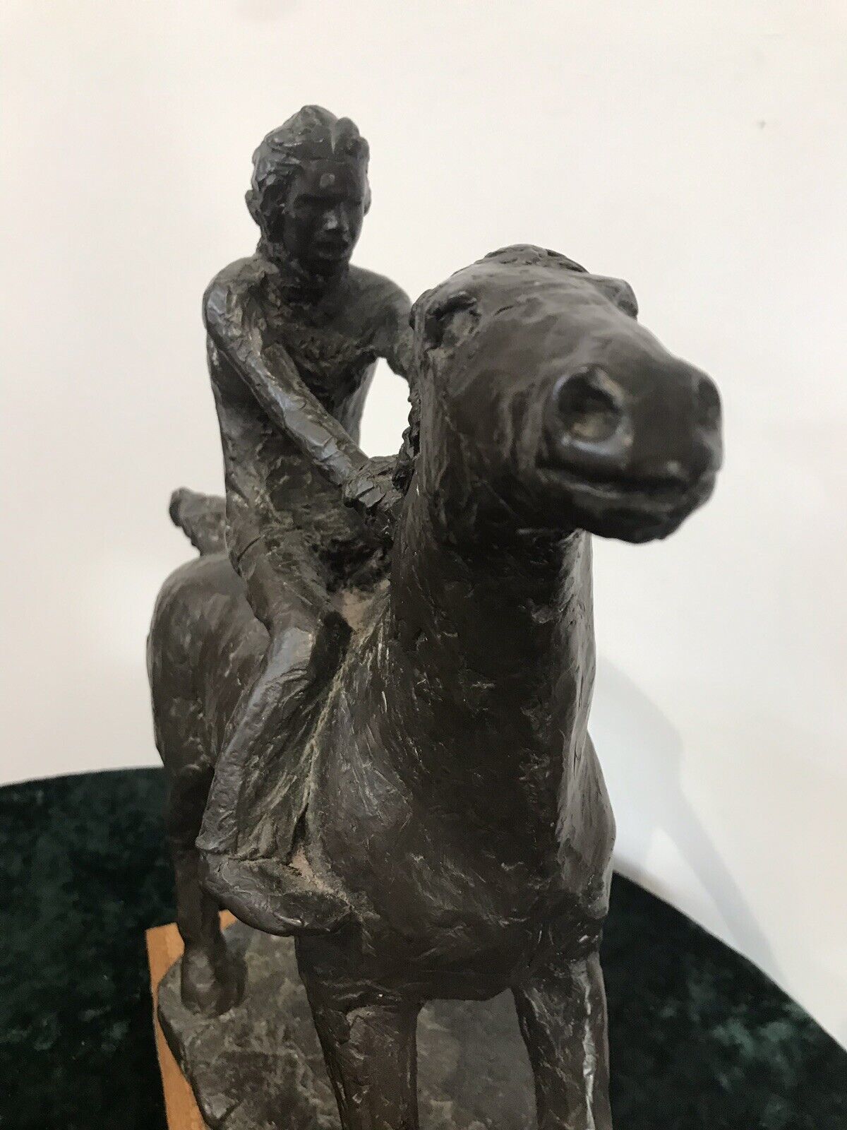 photo furniture 20th Century Modern Original British Bronze Bare Back Lady Rider Juliet Simpson