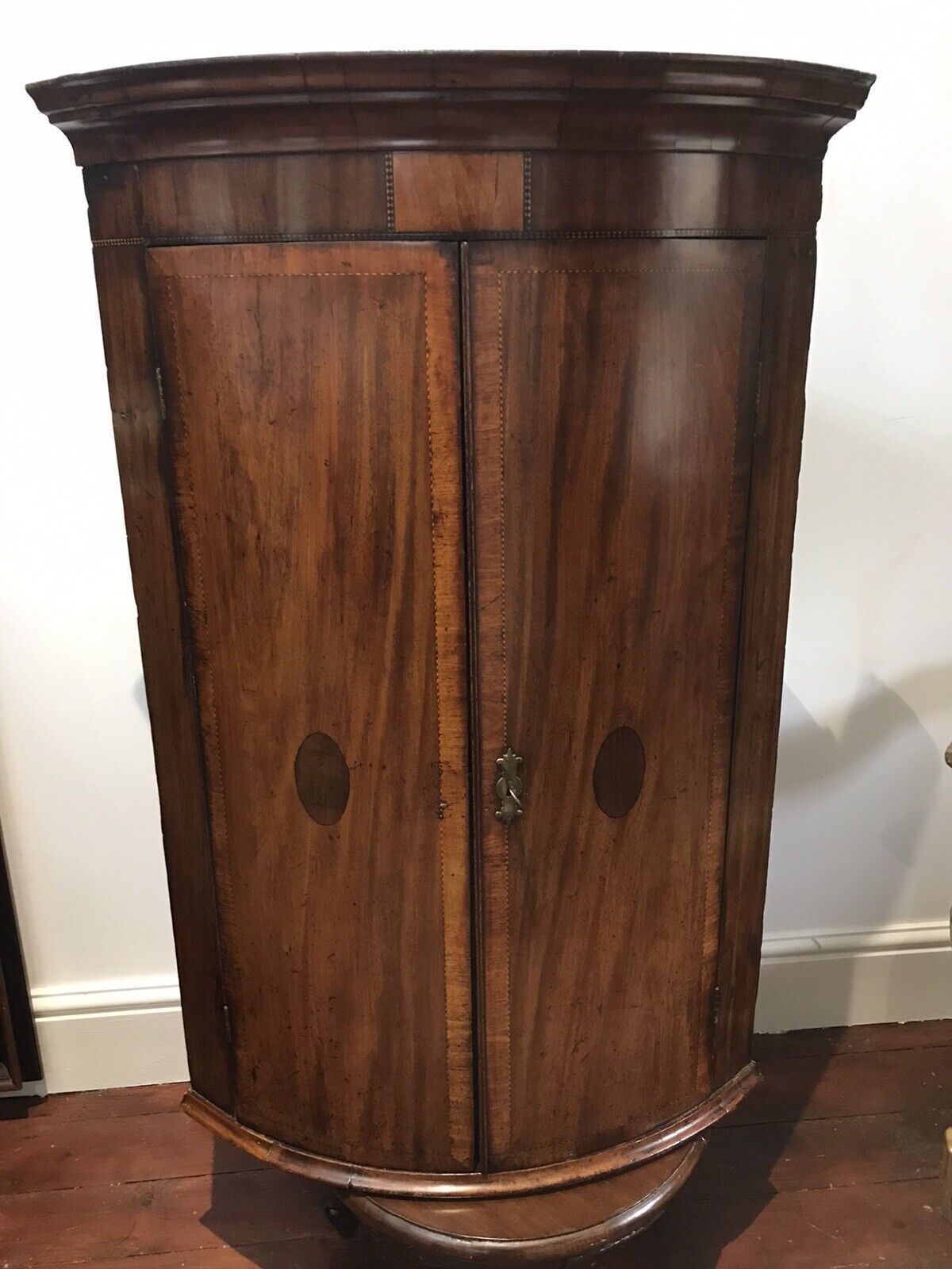 Period Antique 18th Century George III Mahogany Corner Cupboard photo furniture
