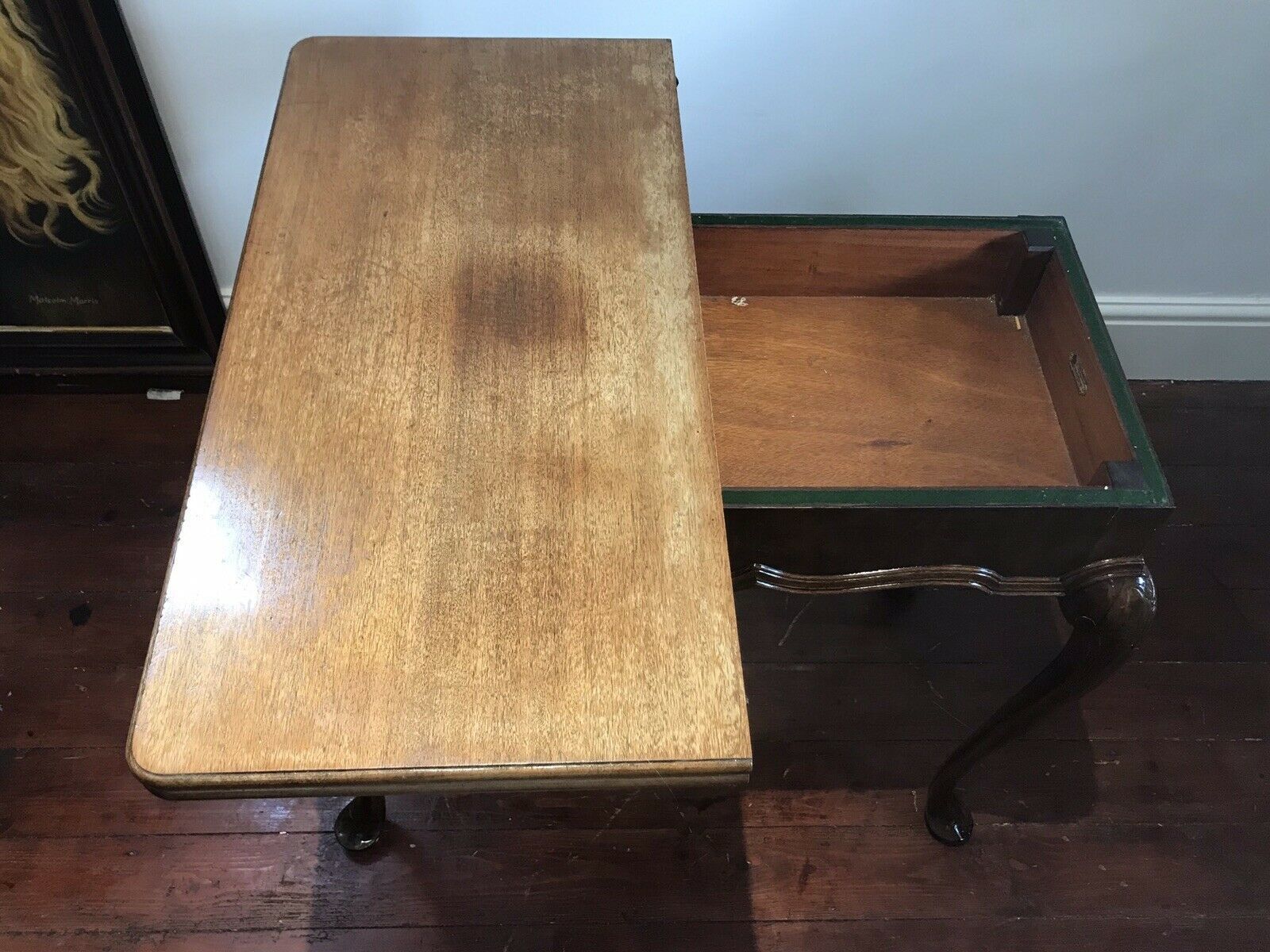 Waring And Gillow Lancaster Factory Charles I Style Walnut Card Table photo vintage