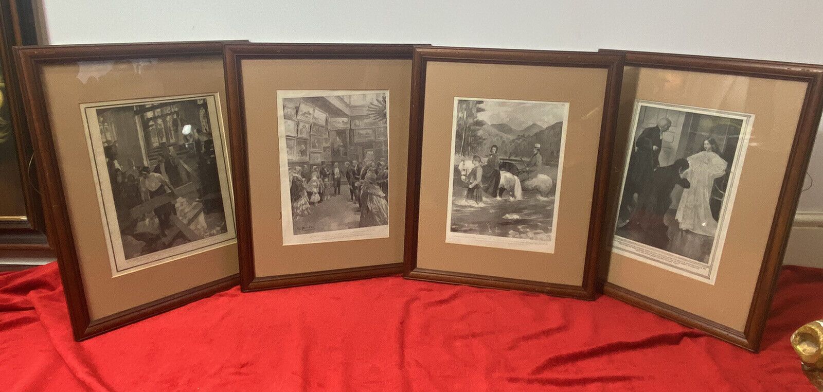 Set Of 4 19c Victorian Historic Royal Memrobillia Lithographs By British Artists photo 375.0