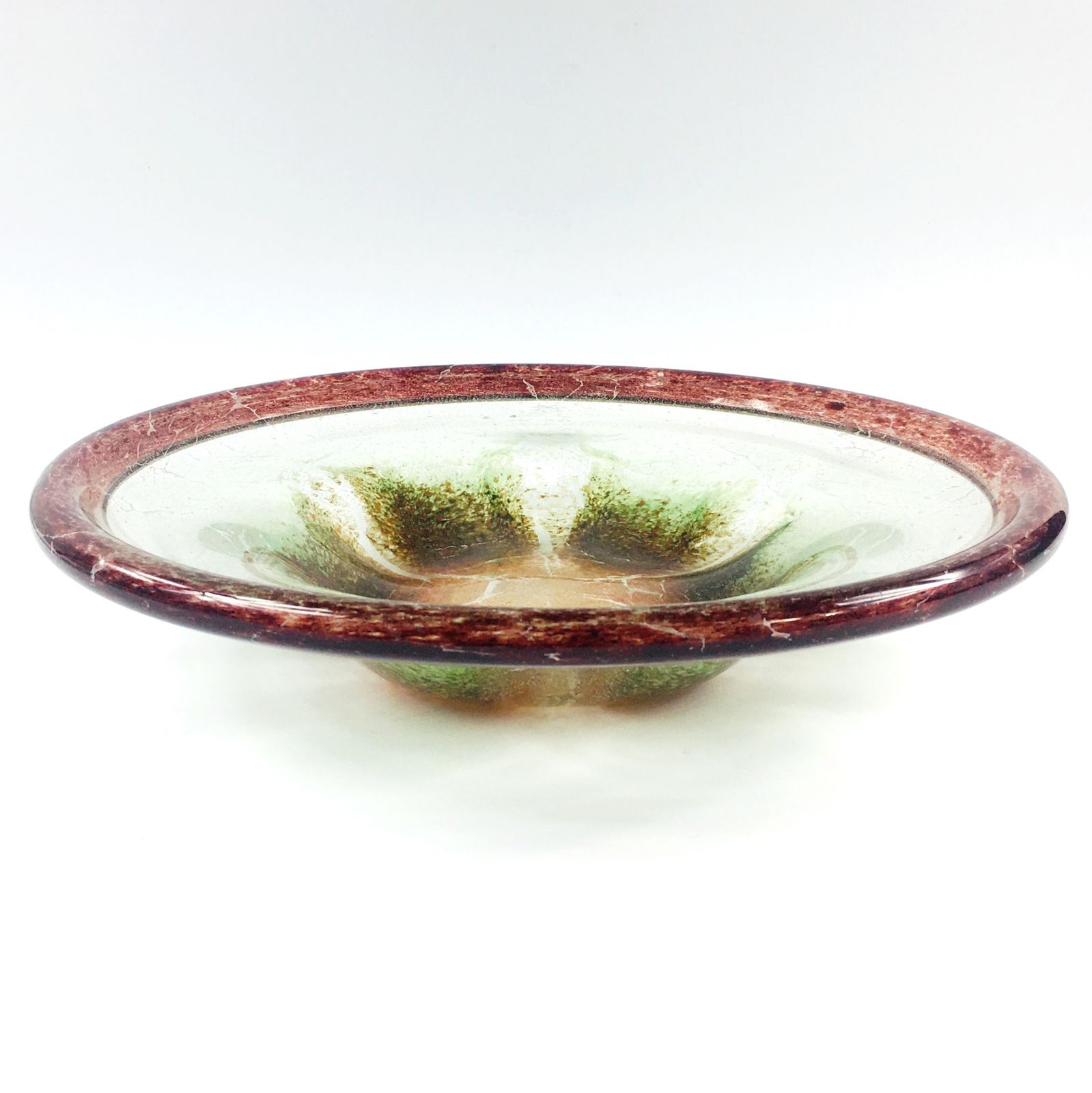 Large Art Deco "Ikora" Art Glass Bowl By Karl Wiedmann For Wmf, Germany, 1920s/30s photo vinterior