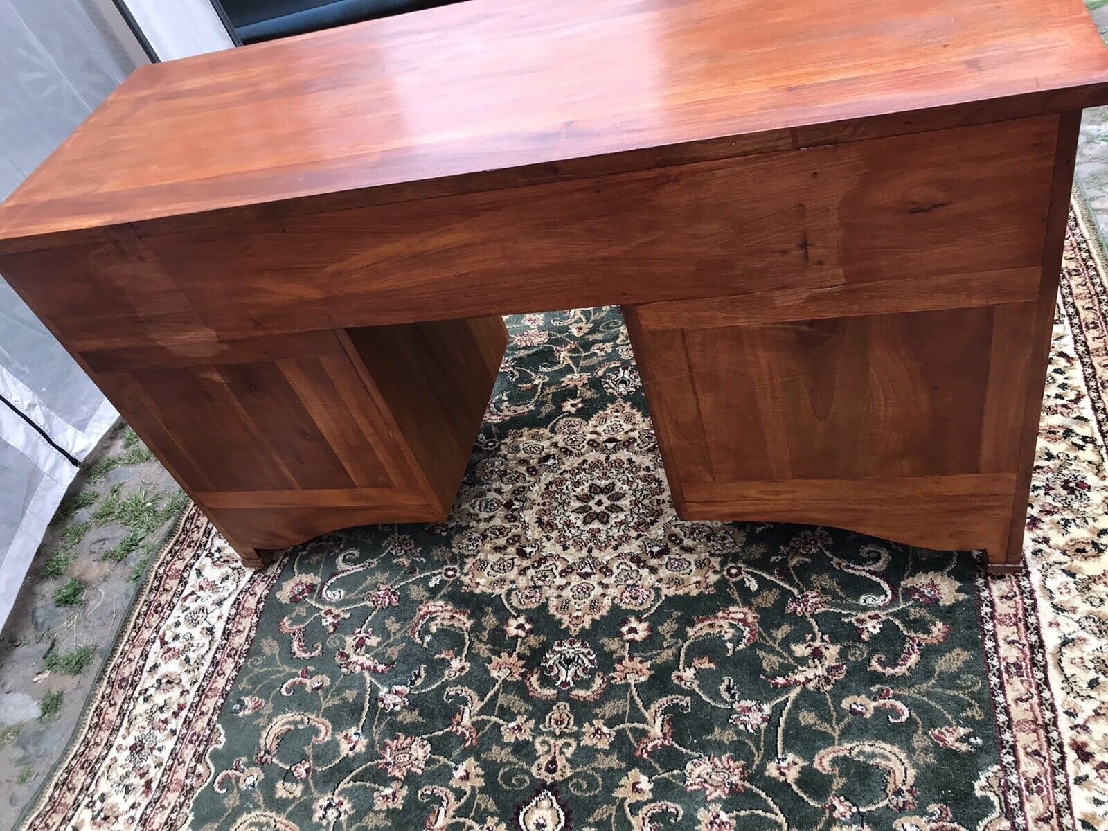 Furniture Famous Admiral Lord Nelson Style Admirality Office Desk In Solid Teak photo