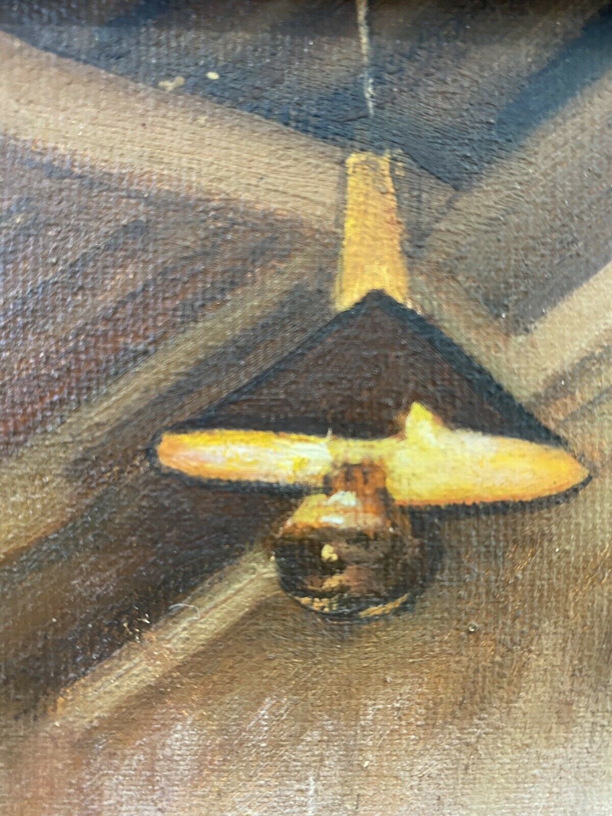 photo for sale String Quartet Interior Scene Oil On Canvas Signed By Artist L Barnes