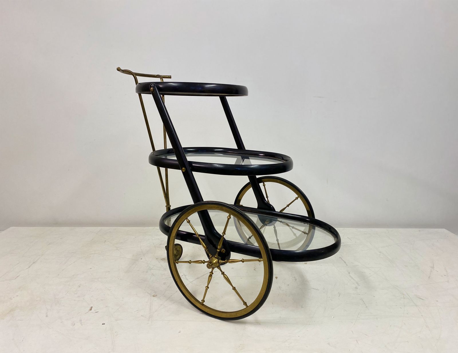 1950s Italian Lacquered Drinks Trolley Or Bar Cart photo 1695.0