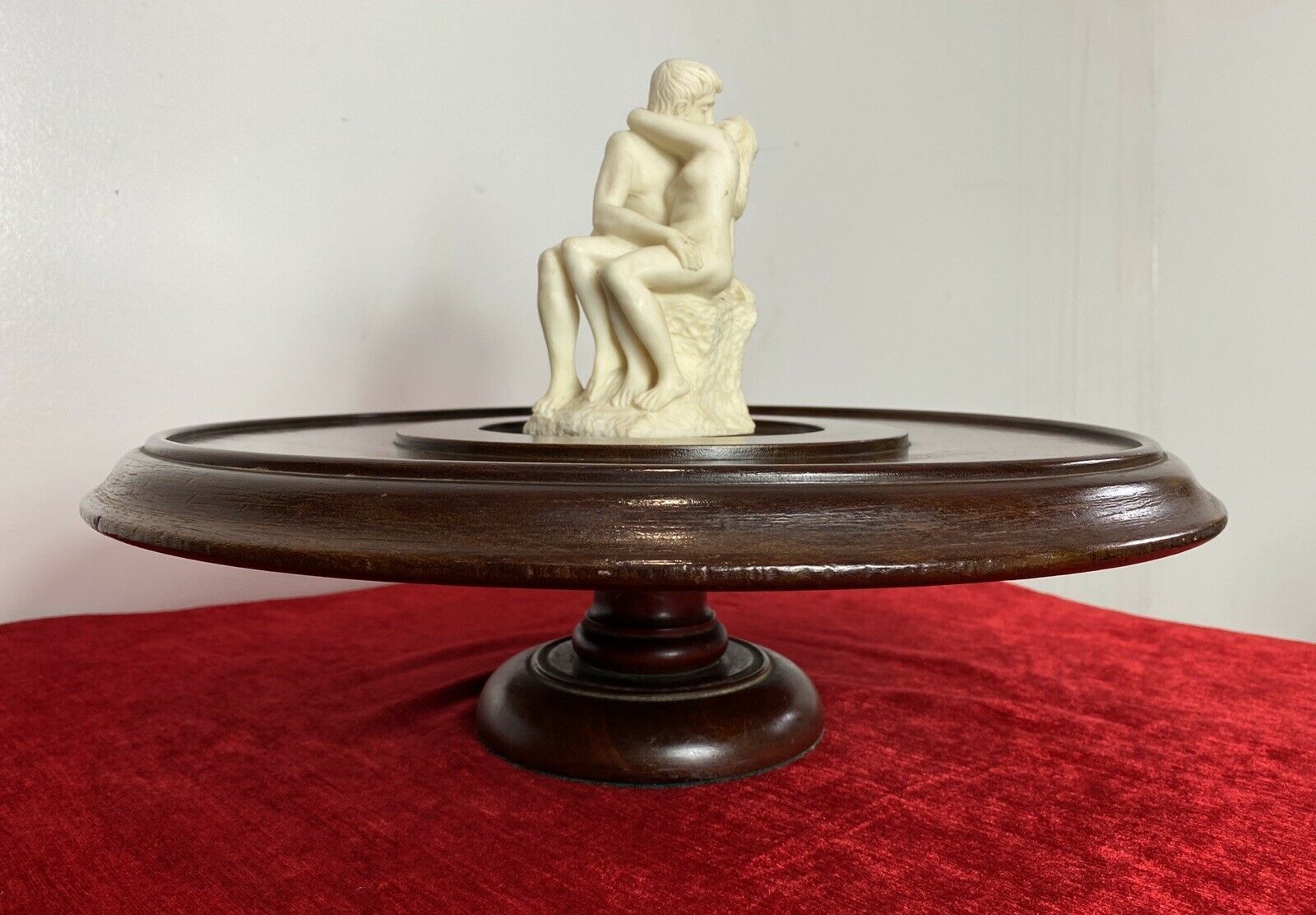 Antique Georgian Circa 1890 Lazy Susan Turntable In Rich Mahogany photo furniture