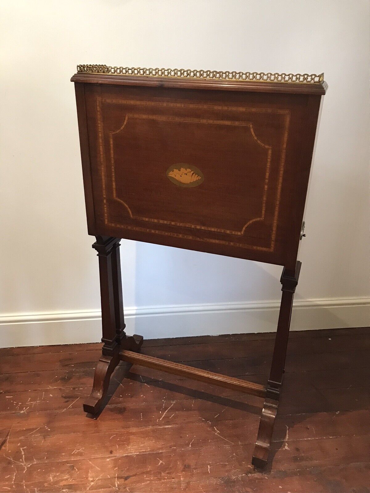 photo for sale Fine Victorian Sheritan Style Escritoire On Stand