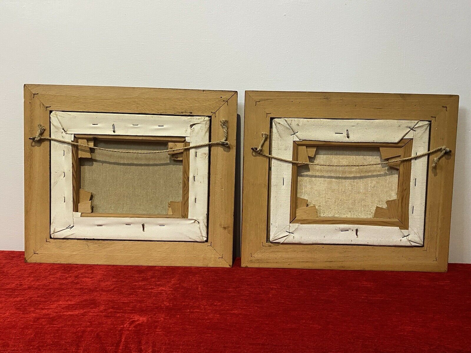 435.0 Pair Of Cornish Artist Don Hughes Original Gallon & Town Landscape Oil Paintings photo