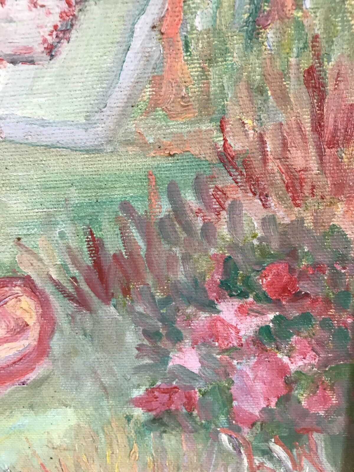 Original Contemporary Oil On Canvas Painting By Shiela Parker Dunbar Walker photo vintage