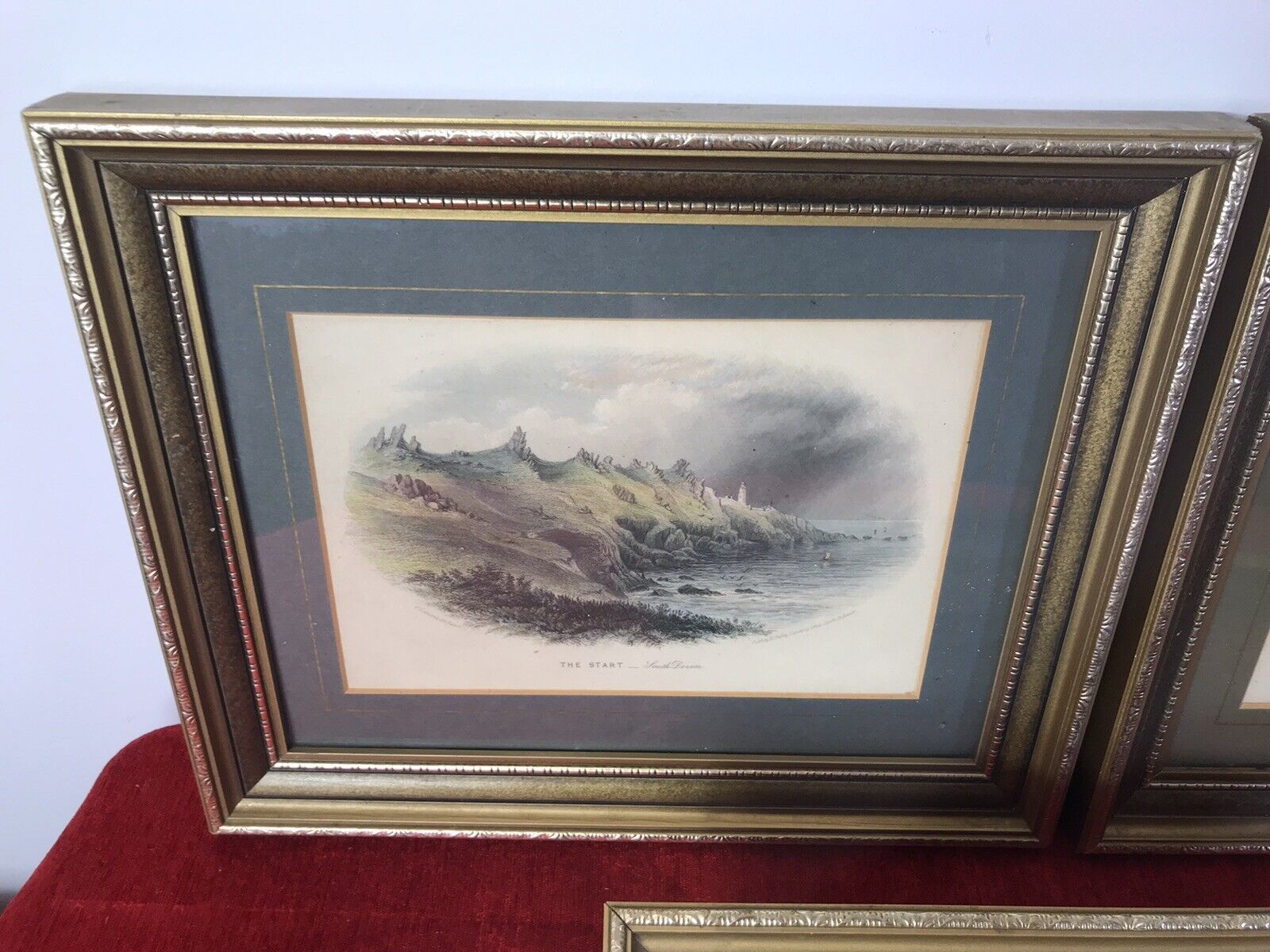 Trio Of Framed Lithographs By Cornish Artist Richard John Penreath 1806 1869 photo 225.0