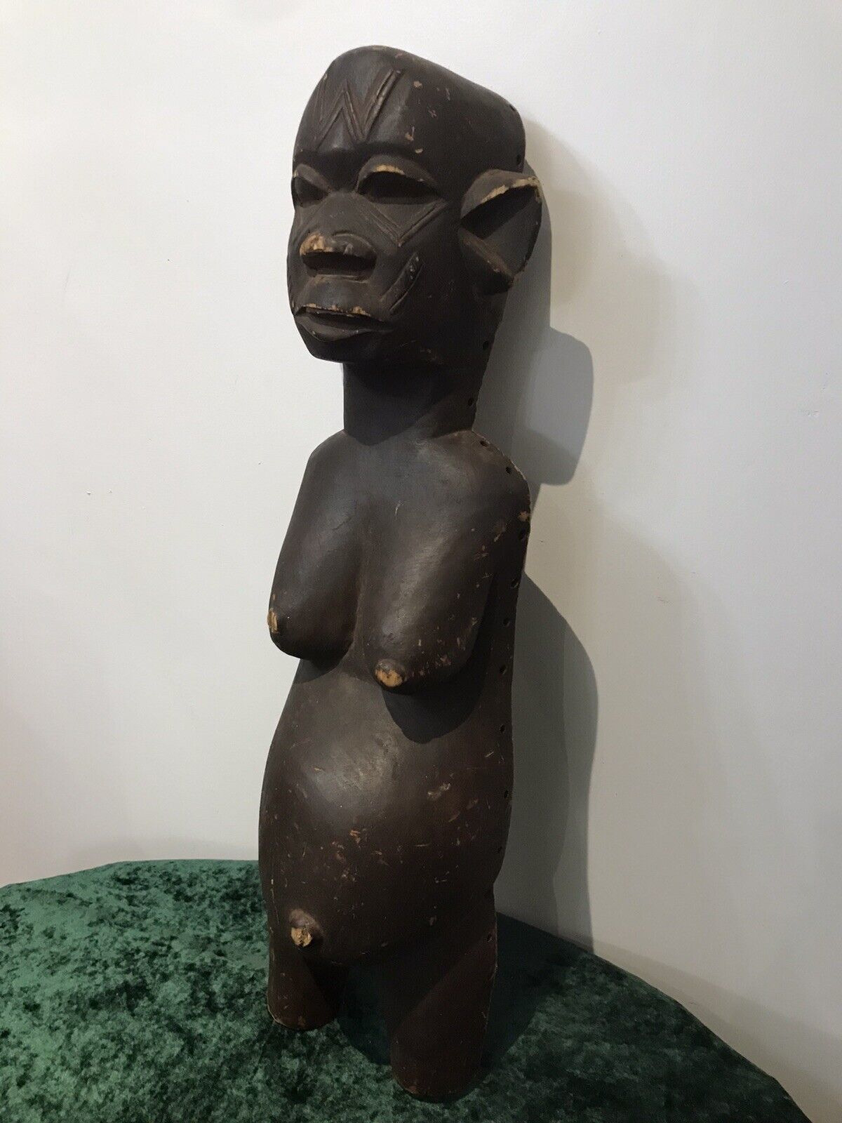Historic Antique 19th Century Zulu Fertility Wood Carving Sculpture photo Art