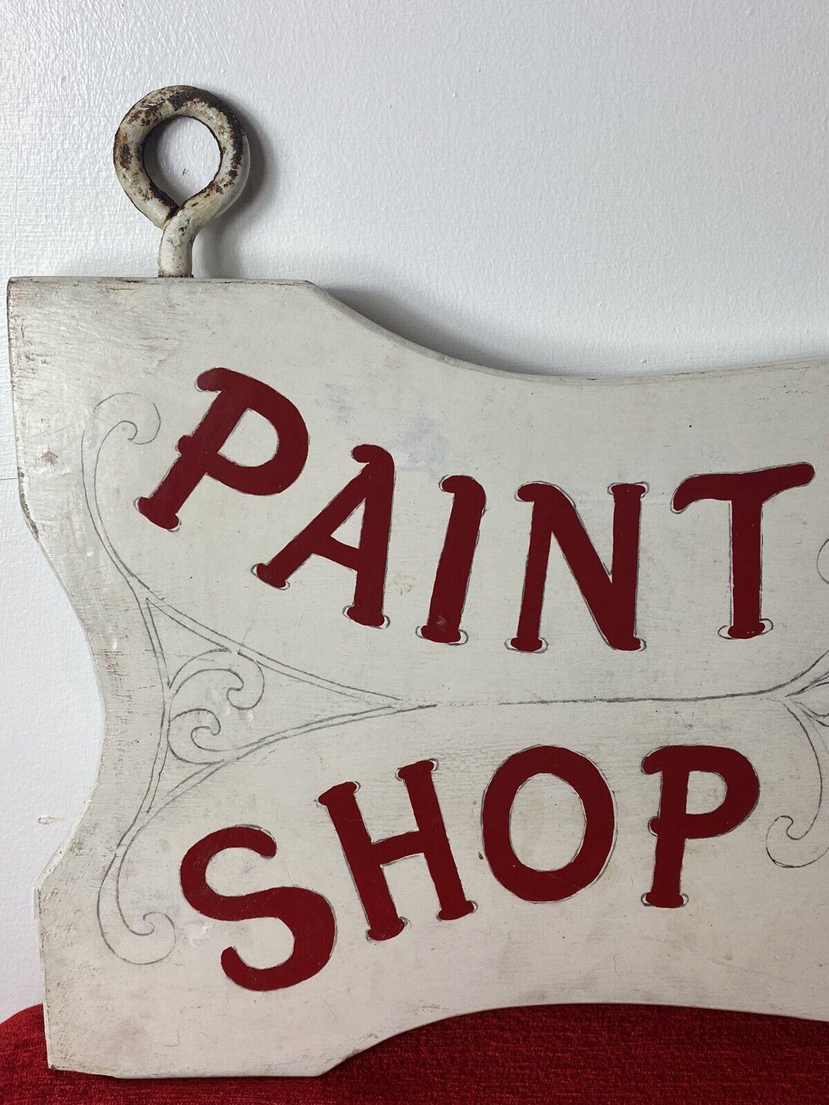 Vintage Stubbs Wakerley Wooden Hanging Paint Shop Sign photo 135.0
