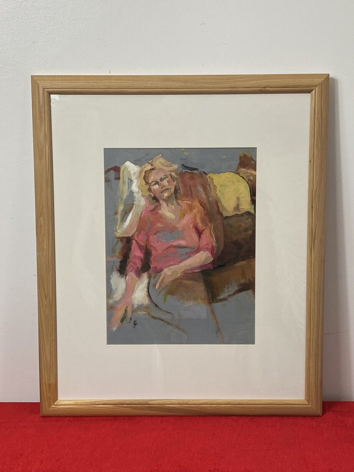 Modern Art Portrait Of Lady Muse ‘Helen’ By Artist Michael Jenkins photo for sale