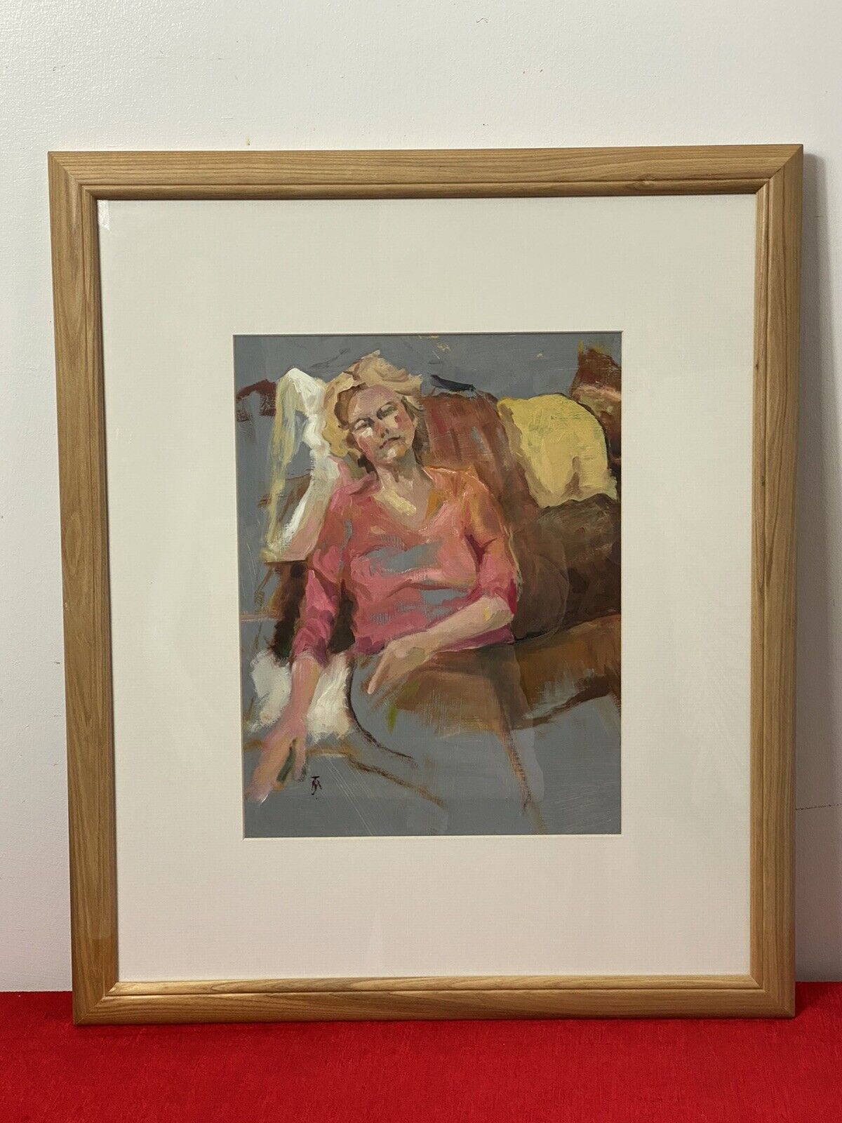 Modern Art Portrait Of Lady Muse ‘Helen’ By Artist Michael Jenkins photo 435.0