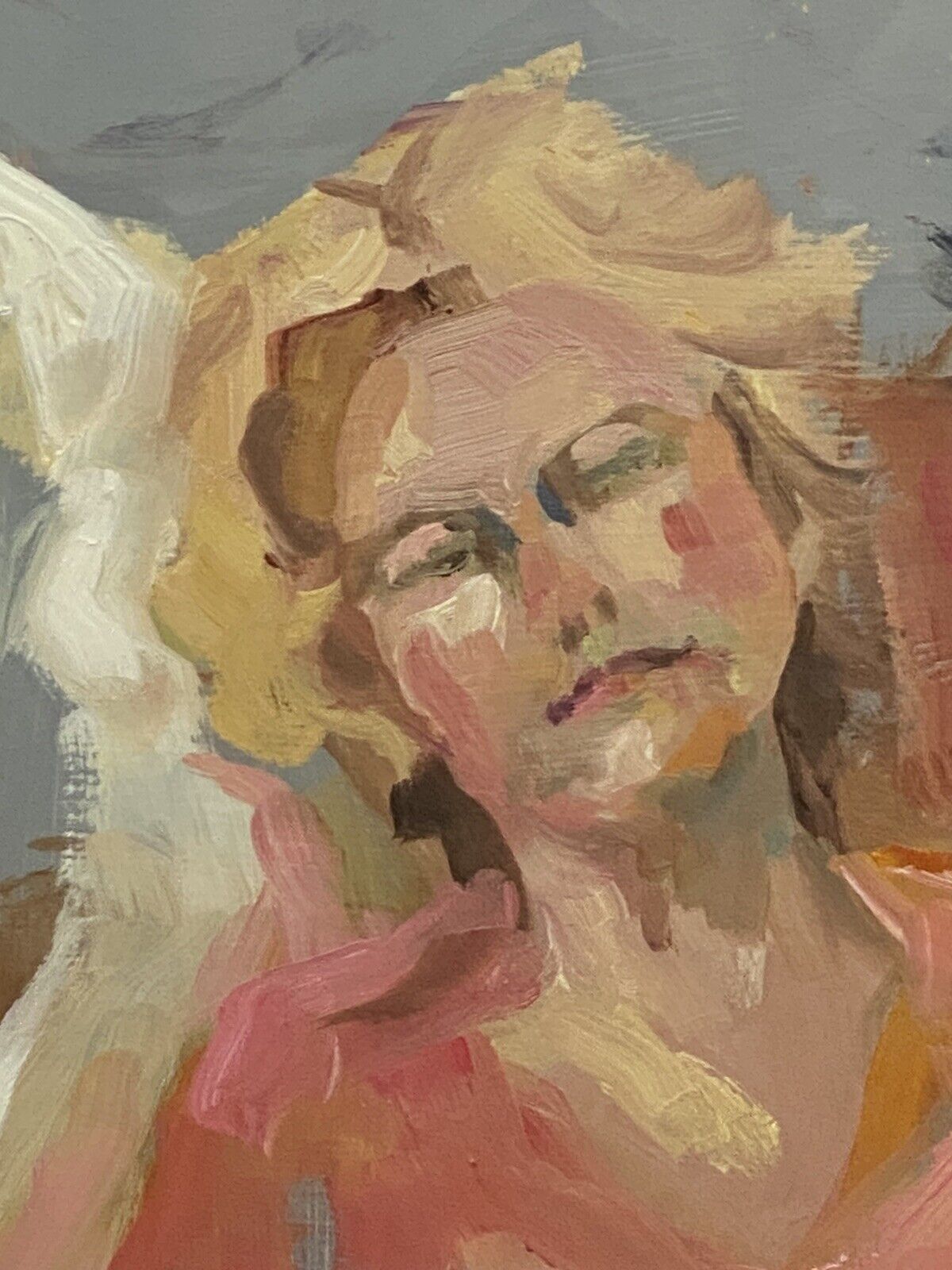 photo for sale Modern Art Portrait Of Lady Muse ‘Helen’ By Artist Michael Jenkins