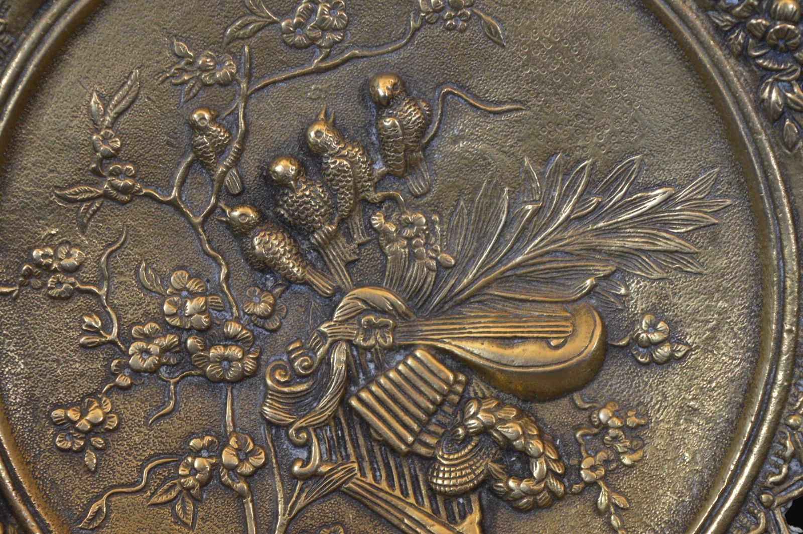 photo vinterior Large (4 Kg ) Bronze Centre Piece/Decorative Plate,C1870
