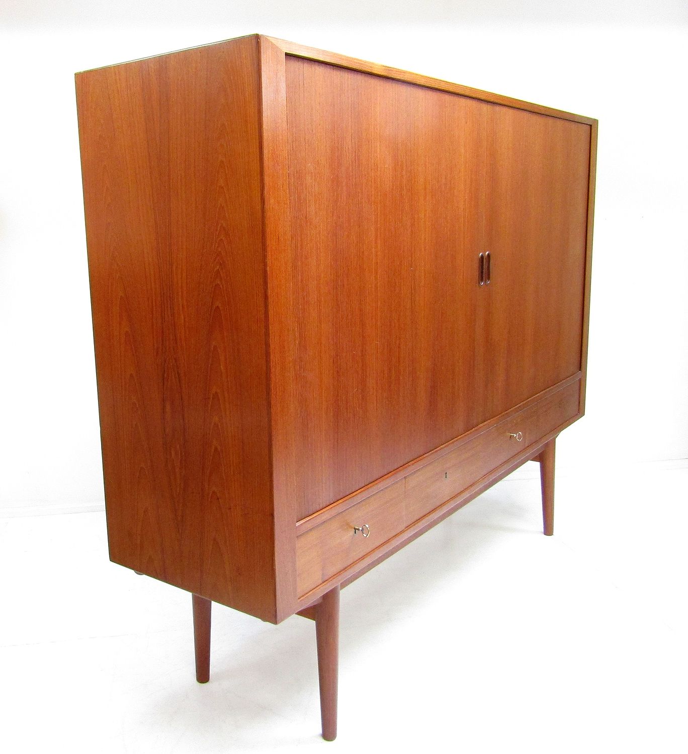 photo for sale Danish Model 54 Highboard Sideboard In Teak By Arne Vodder For Sibast