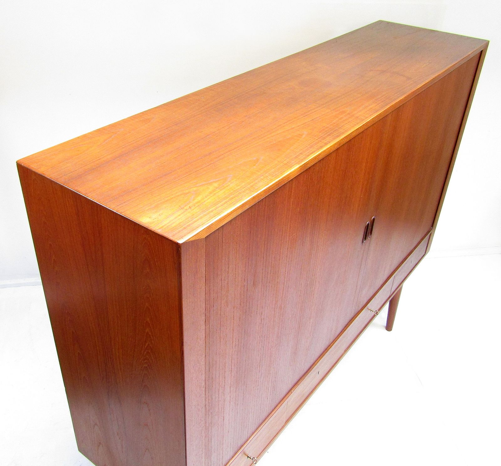 photo vinterior Danish Model 54 Highboard Sideboard In Teak By Arne Vodder For Sibast