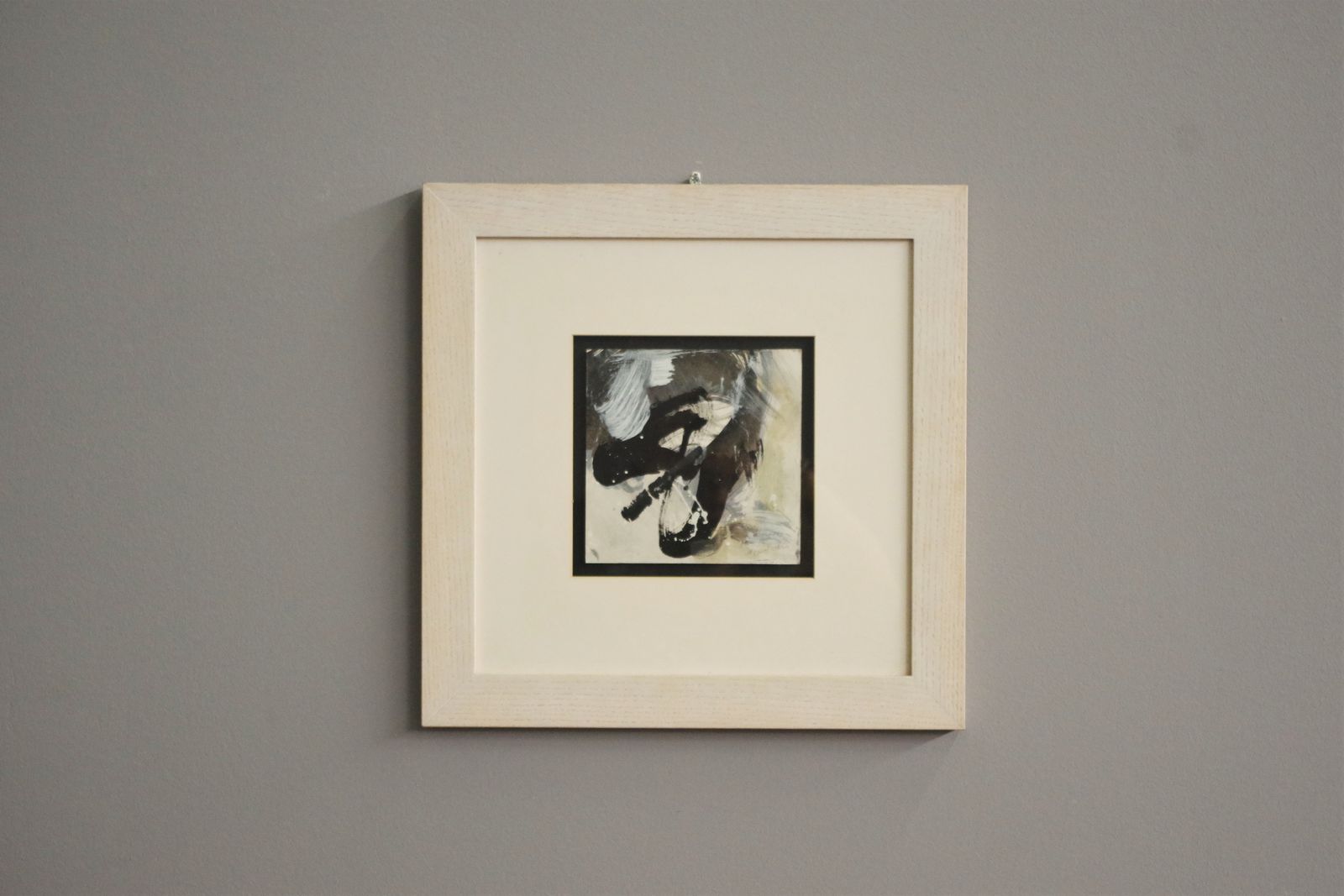 Pair Of Modern Paintings With Wooden And Glass Frame photo furniture
