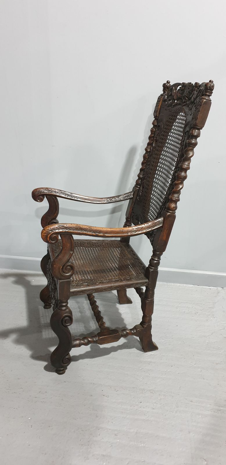 Furniture Cromwellian Carver Chair photo