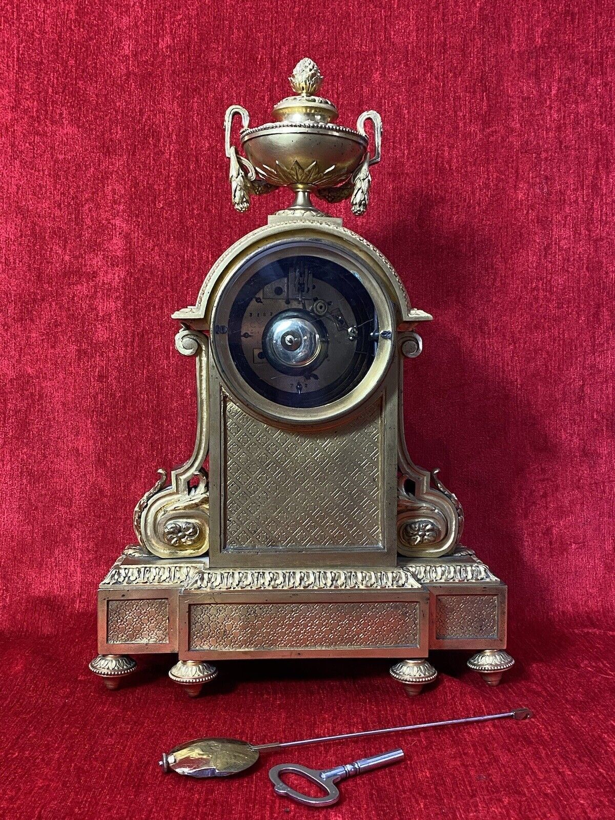 photo for sale 19th Century Japy Freres Bronze Ormolu Museum Quality Mantle Clock Garniture