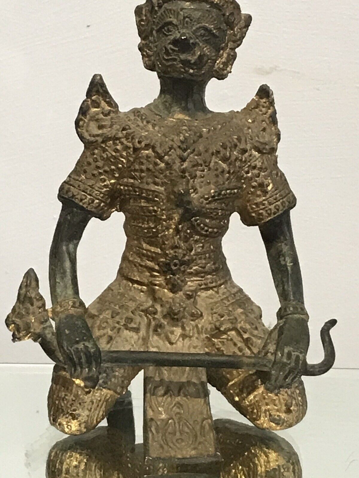 Exceptional 19th Century Gilt Bronze Meditation Pose Buddha In Fine Detail photo Home Decor