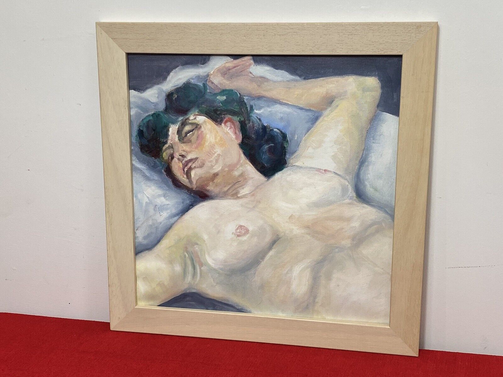 Figurative Nude Portrait Of Resting Female Muse By Artist Michael Jenkins photo buy