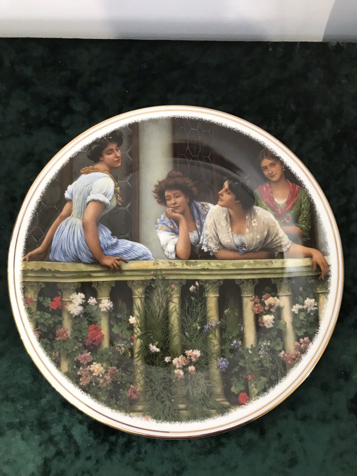Collection Of 3 Decorative Porcelain Wall Plates photo vinterior