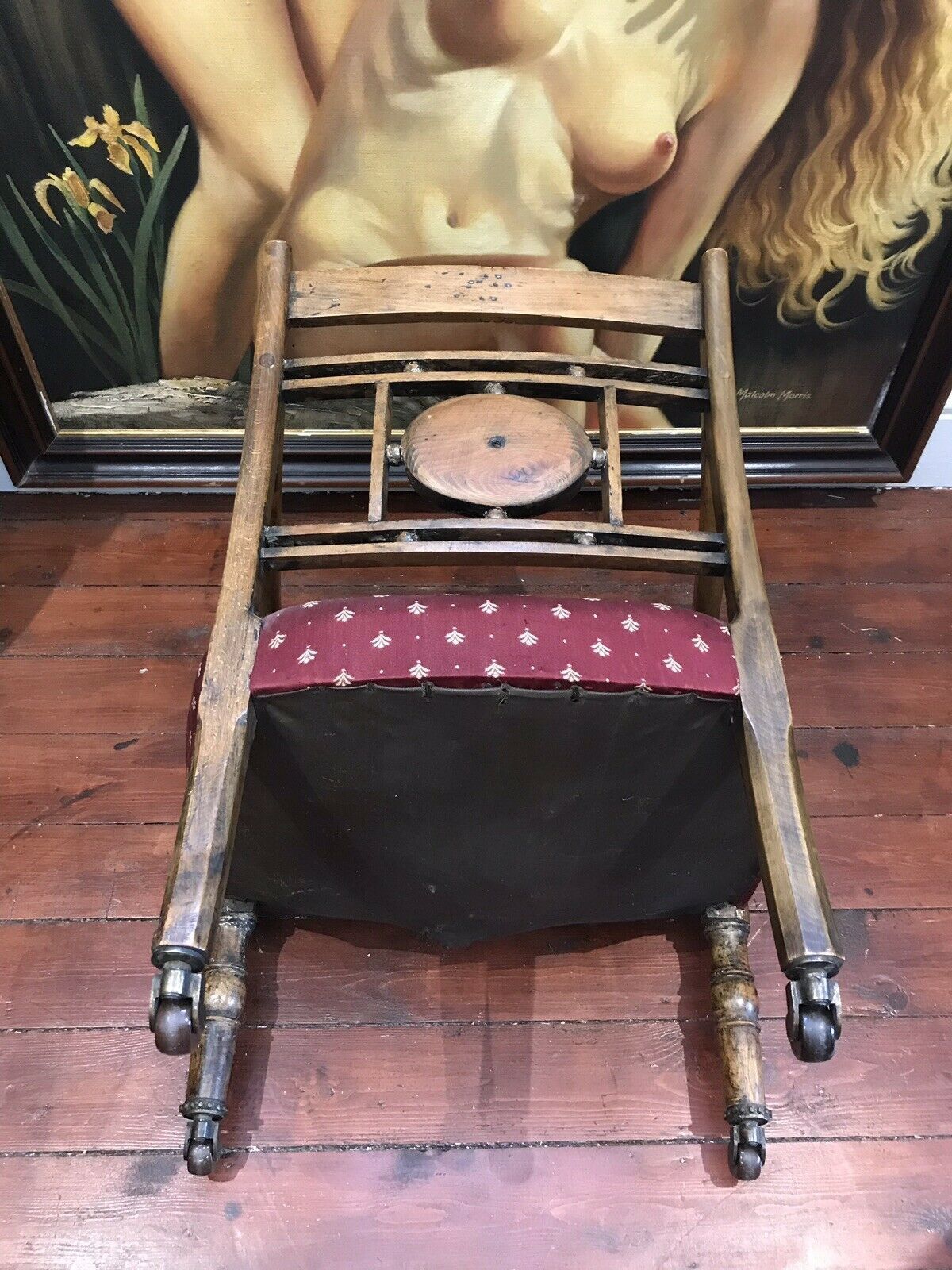 Furniture Antique Regency Childs Elbow Chair photo