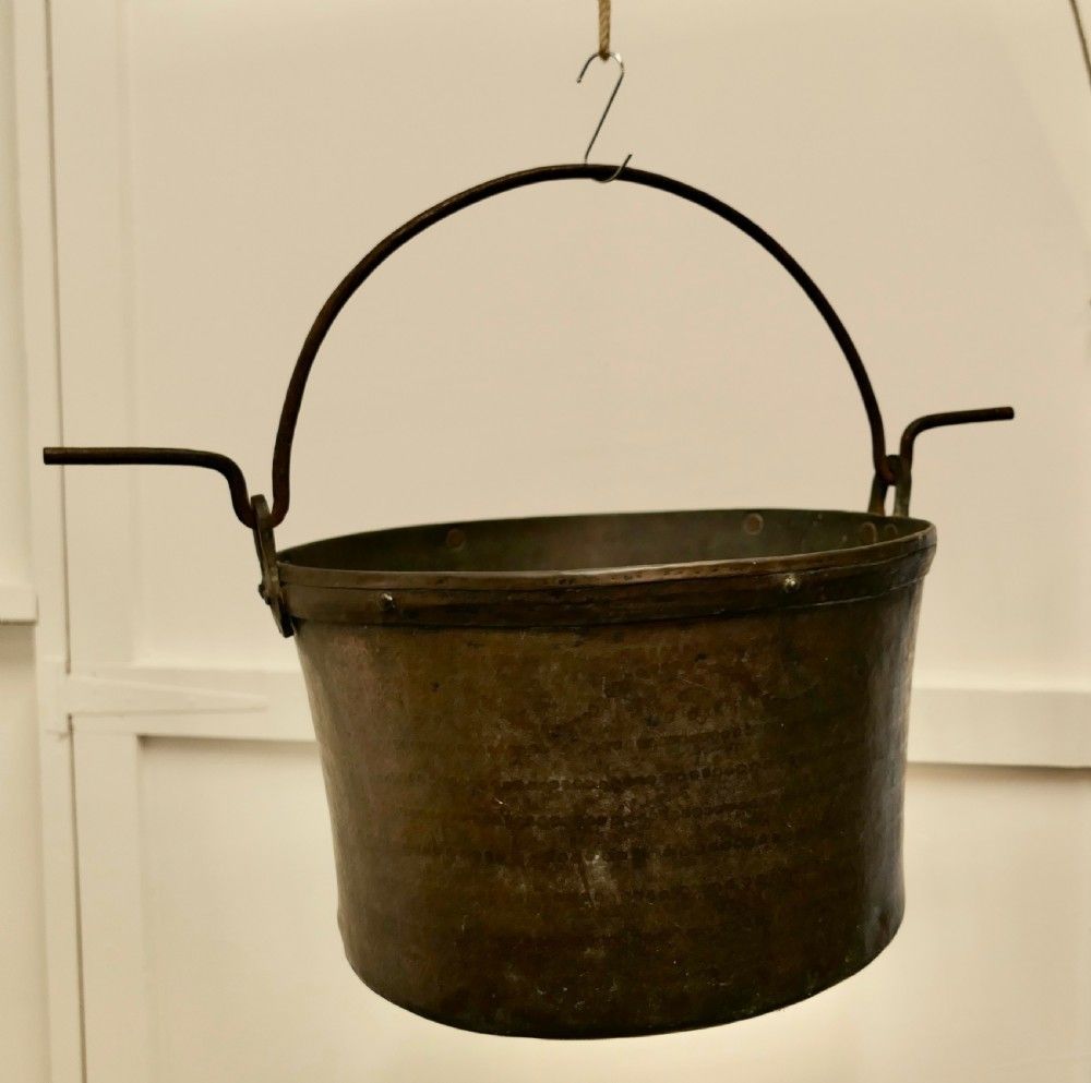 Very Large 19th Century Copper Cooking Pot, Cauldron