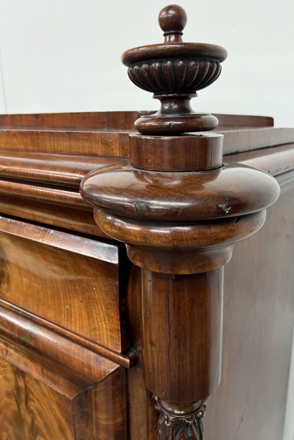 Superb Biedermeier Mahogany Abattant Secretaire photo vinterior