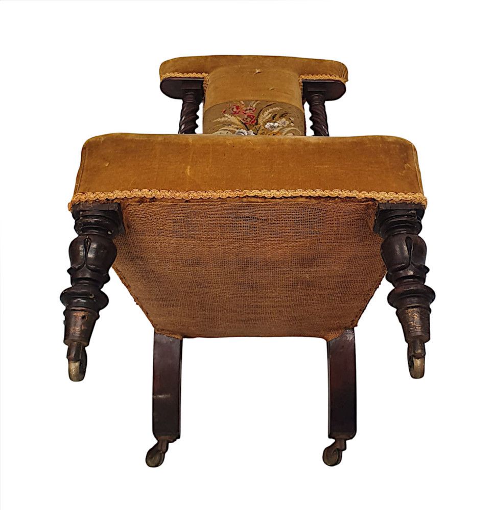 A Lovely Early 19th Century Prie Dieu Prayer Chair photo 606.3697