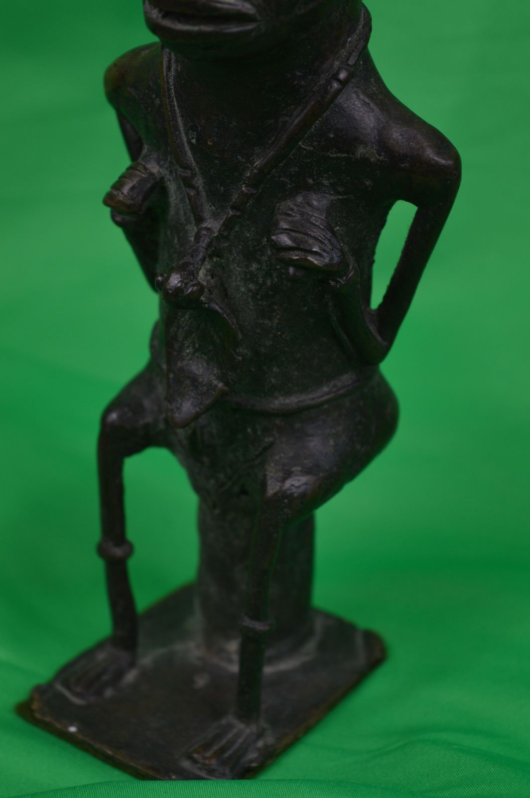 Large African Yoruba Bronze Fertility Statue,C1920 photo vintage
