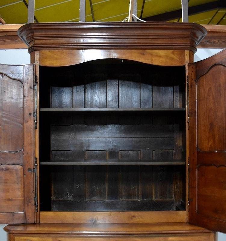 photo vintage Buffet Two Regional Bodies In Cherry, Louis XIV Period   1740