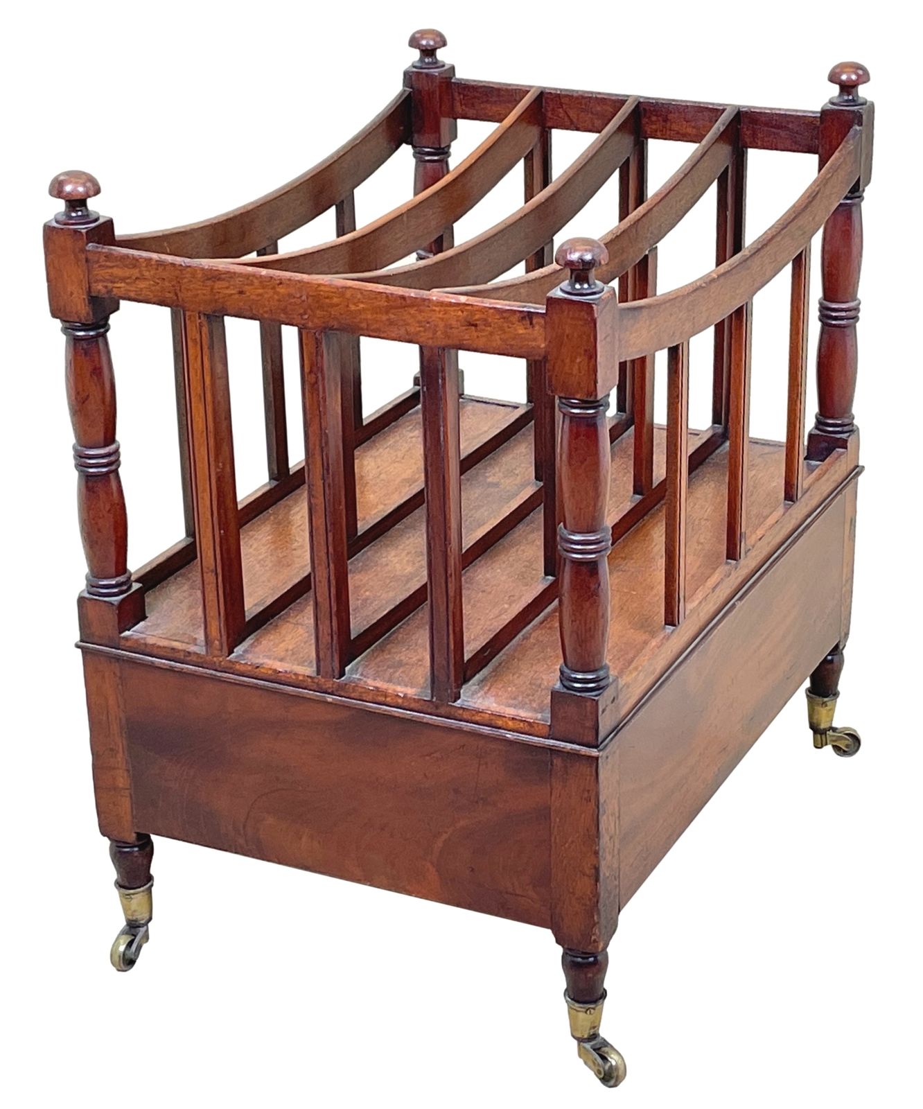 Regency Mahogany Boat Shaped Canterbury (England, Circa 1820) photo vinterior