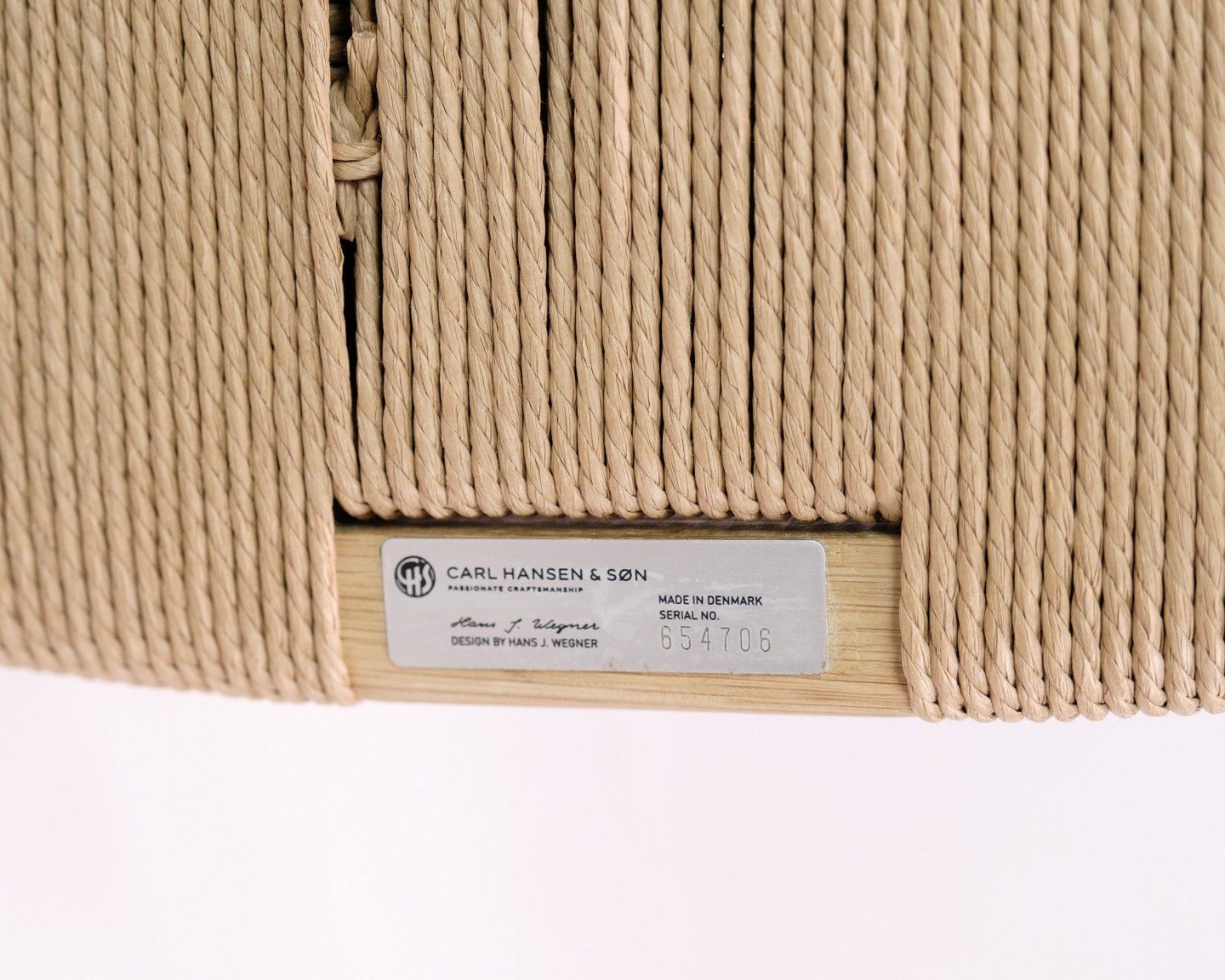 photo furniture The Wisbone Chair Model Ch24 In Oak By Hans J. Wegner From 1950s