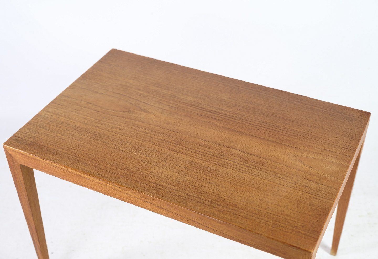 Side Table In Teak,By Severin Hansen For Haslev Furniture Factory From 1960s photo for sale