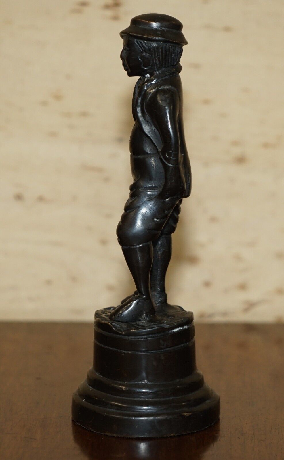 Lovely 21cm Tall Bronze Statue Of A Victorian Dandy Lovely Rare Find photo buy